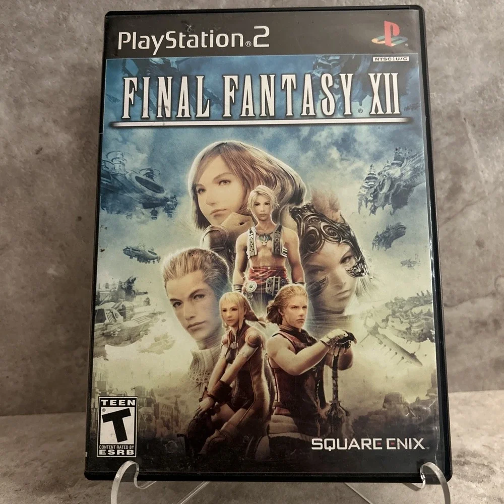 Final Fantasy XII PS2 PlayStation 2 Black Label CIB Complete Tested